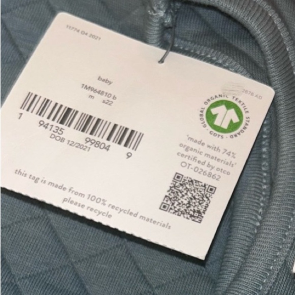 NWT Little Planet by Carter's Baby Organic Cotton Wearable Blanket- Size Medium - Picture 2 of 3